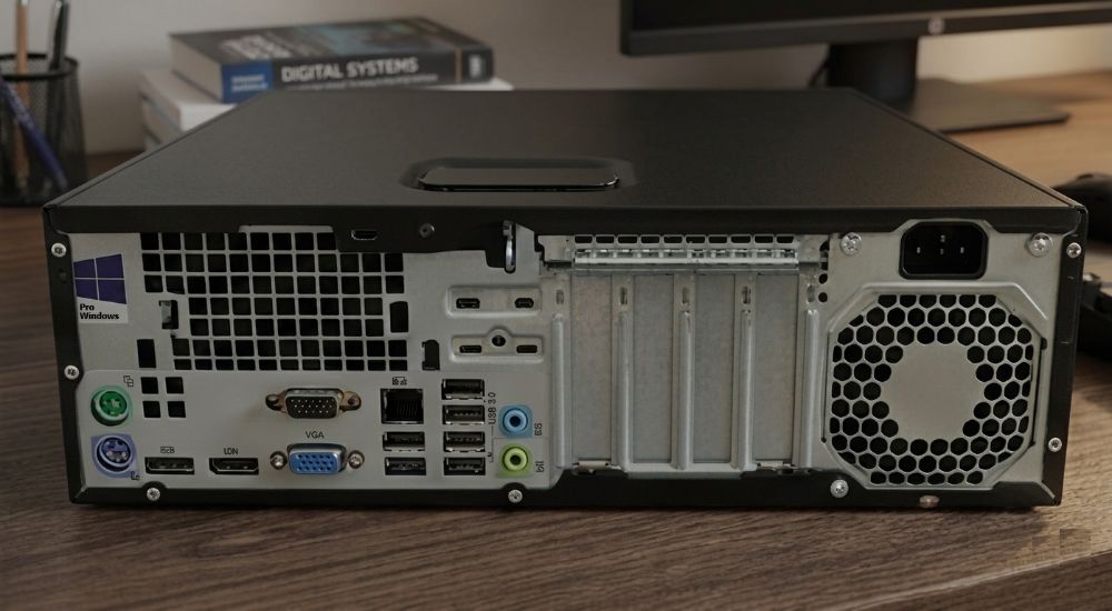Продавам компютър HP EliteDesk 800 G2 SFF /i5-6500/16GB DDR4/SSD 256GB +1TB HDD