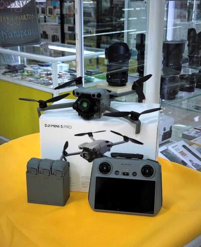 DJI Mini 5 Pro, DJI Mini 4 Pro, DJI Mavic 4 Pro, DJI Mavic 3 Pro, DJI Air 3S, DJI Neo 2, DJI Avata 2, DJI Flip, DJI Matrice 4E и много други