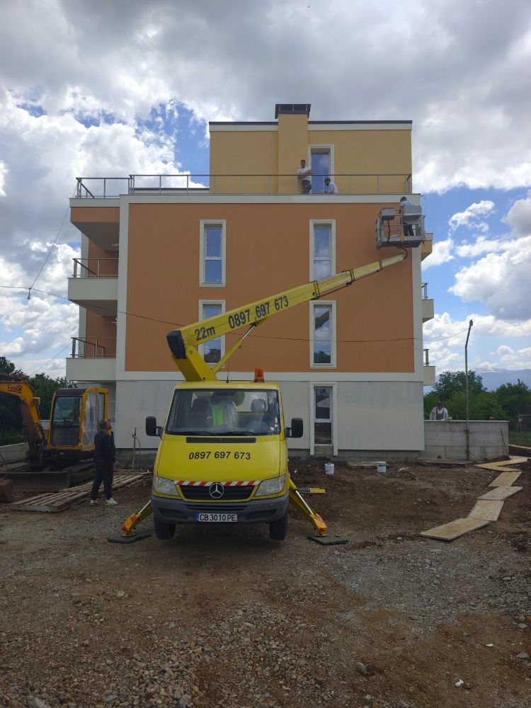 Услуги с автовишка в София и региона до 100 км